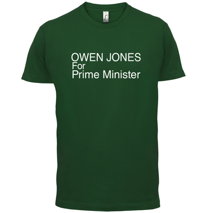 Owen Jones for Prime Minister T Shirt