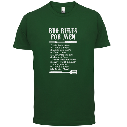BBQ Rules for MEN T Shirt