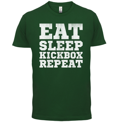 Eat Sleep Kickbox REPEAT T Shirt