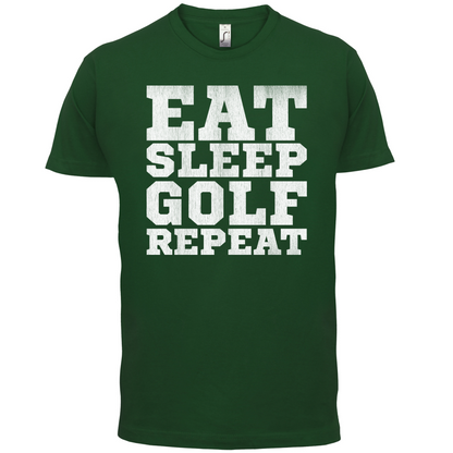 Eat Sleep Golf REPEAT T Shirt
