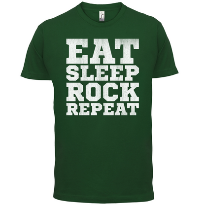 Eat Sleep Rock REPEAT T Shirt