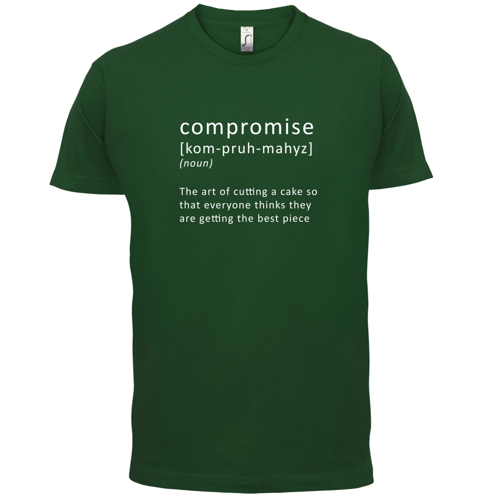 Funny Definition Compromise T Shirt