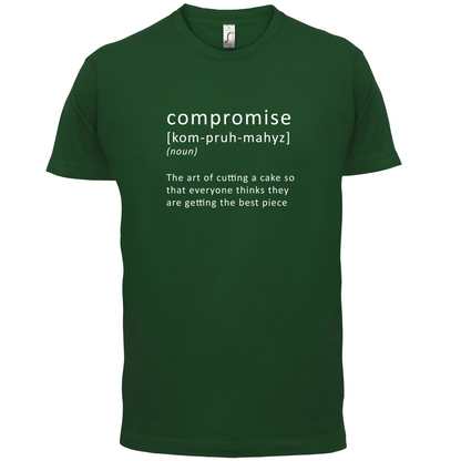 Funny Definition Compromise T Shirt