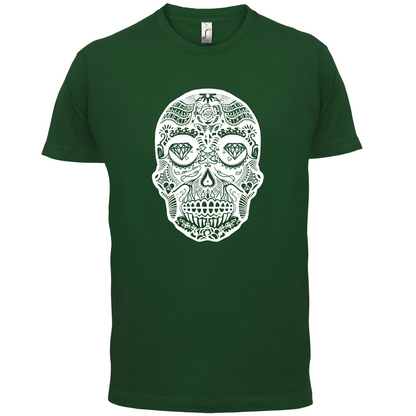 Mexican Sugar Candy Skull T Shirt