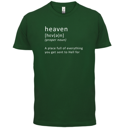 Funny Definition Heaven T Shirt