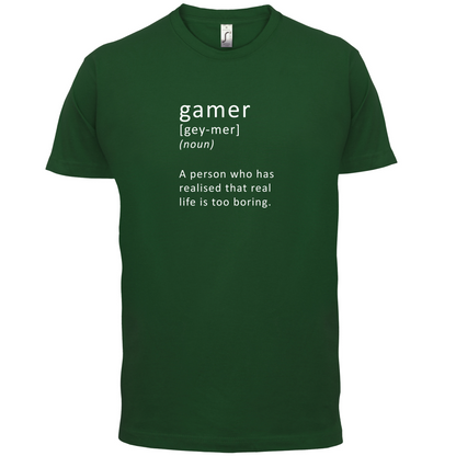 Funny Definition Gamer T Shirt