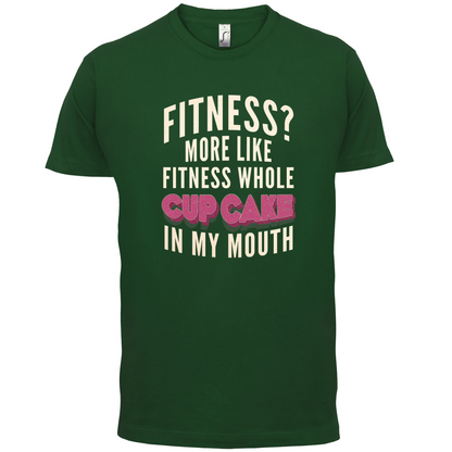 Fitness Cupcake In My Mouth T Shirt