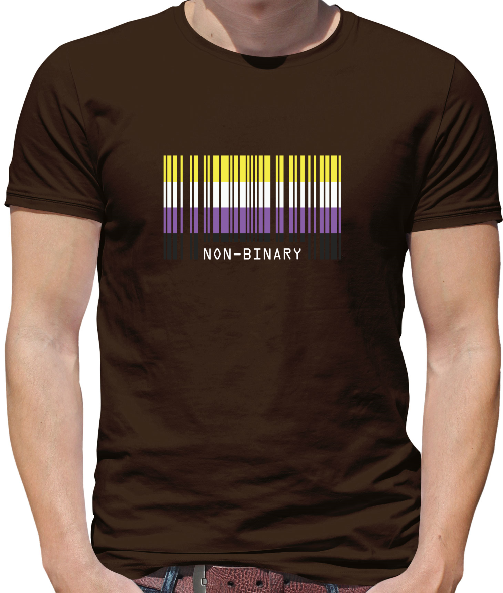 LGBT Barcode Flags - Nonbinary T Shirt