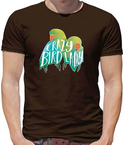 Crazy Bird Lady T Shirt