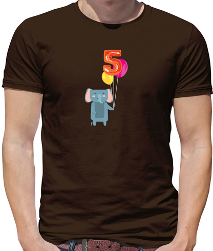 5th Birthday Elephant T Shirt