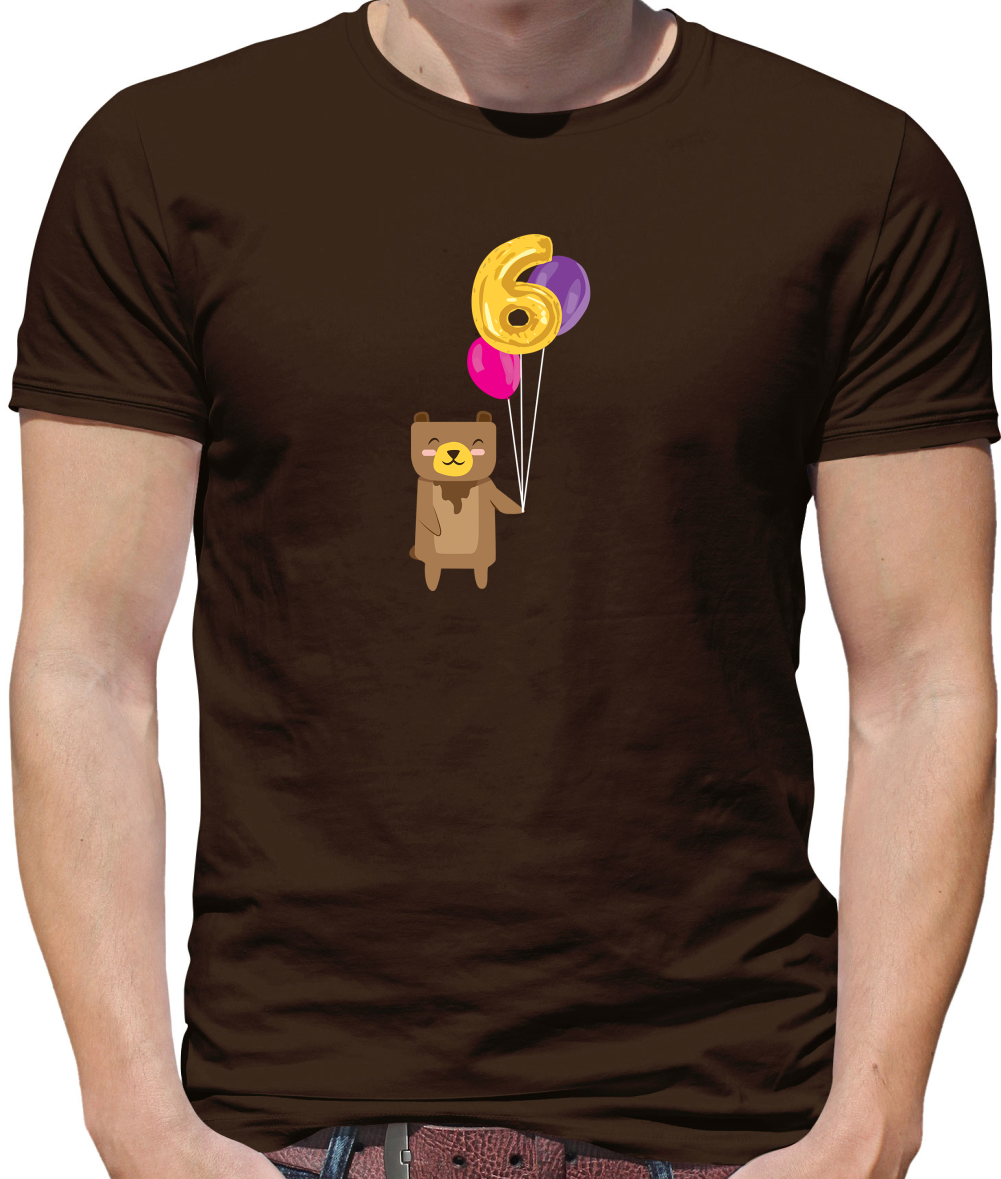 6th Birthday Bear T Shirt