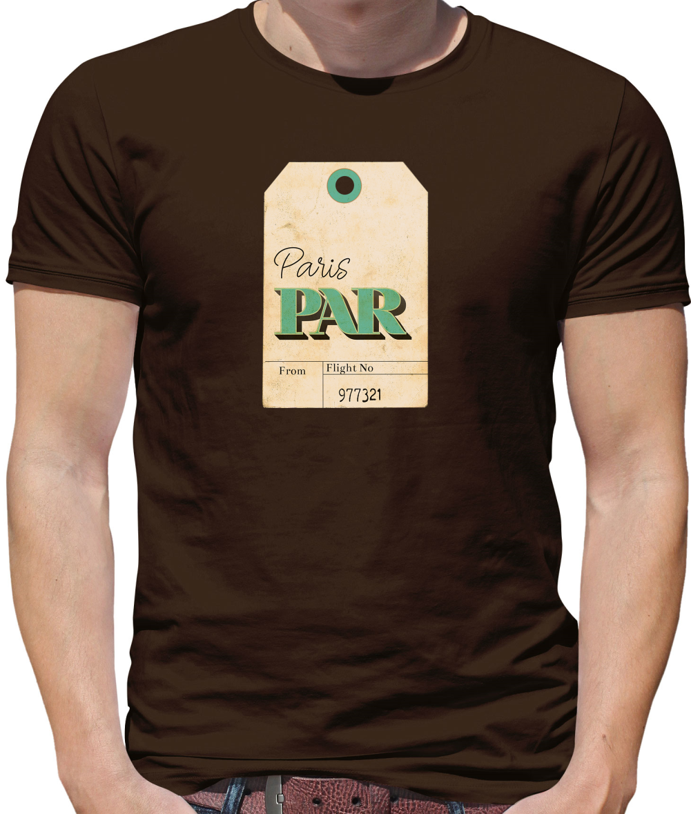 Paris Travel Tag T Shirt
