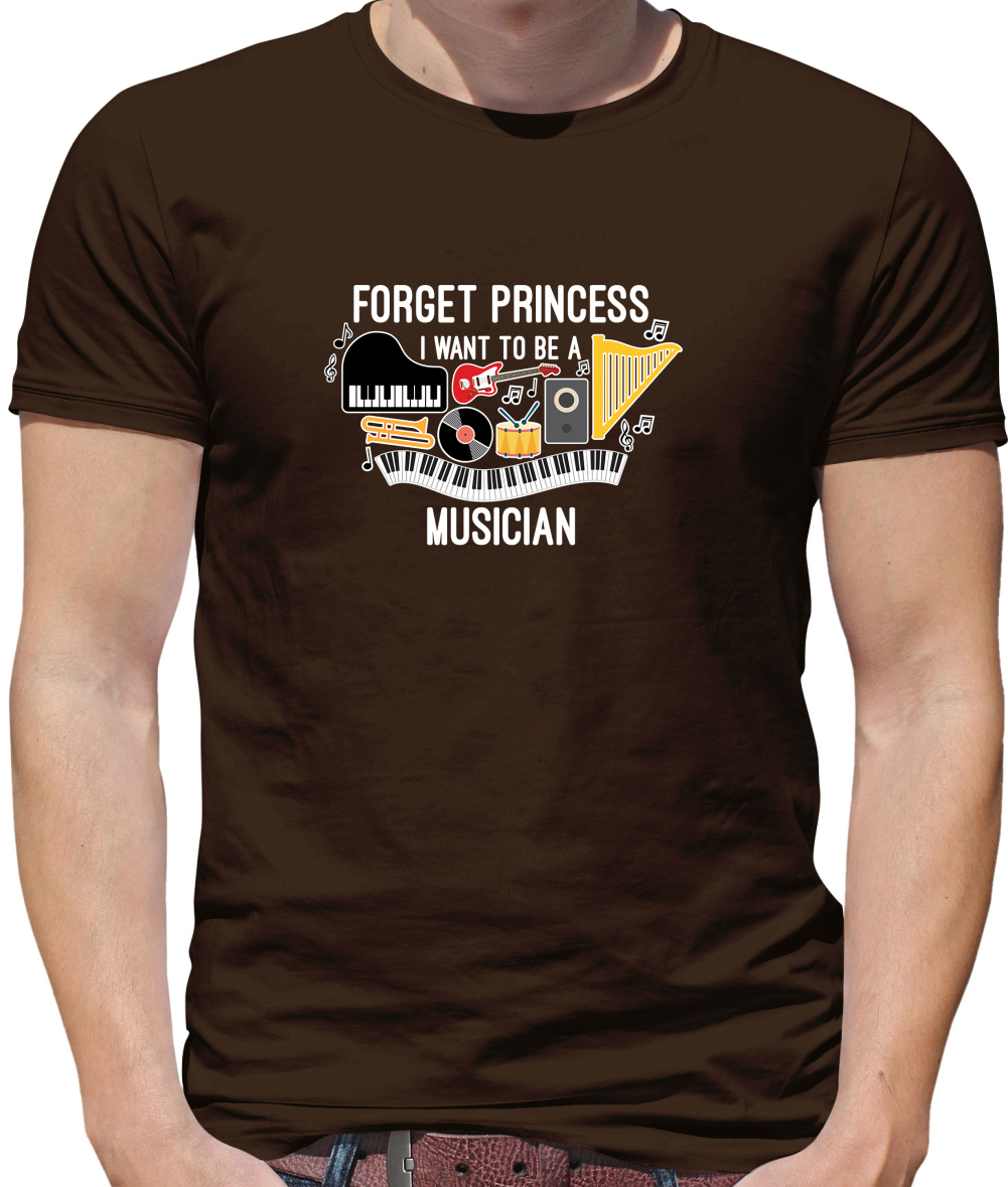 Forget Princess Musician T Shirt
