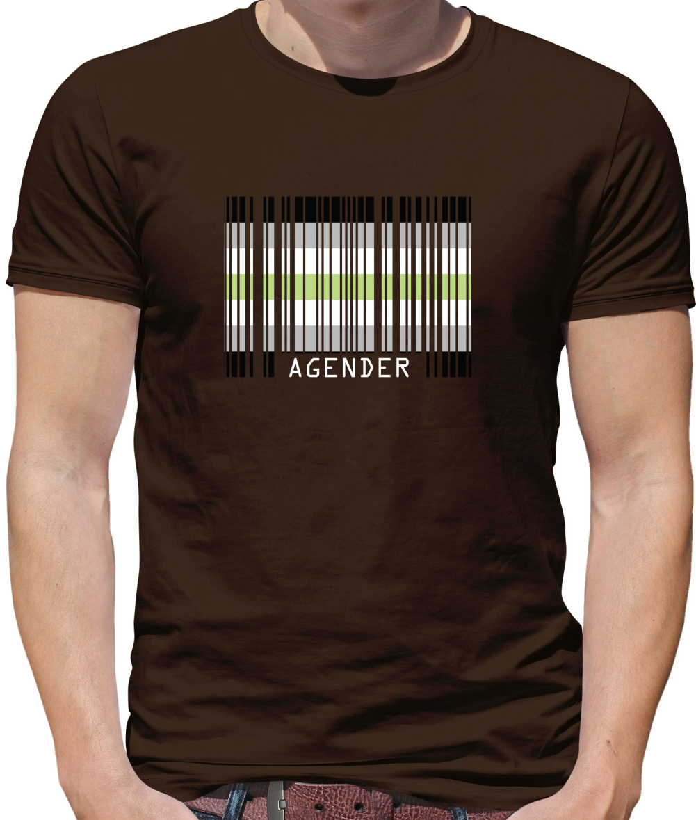 LGBT Barcode Flags - Agender T Shirt