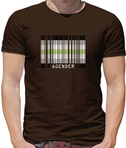 LGBT Barcode Flags - Agender T Shirt
