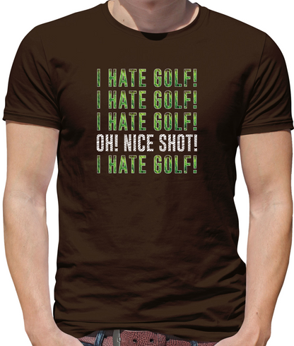 I Hate Golf T Shirt