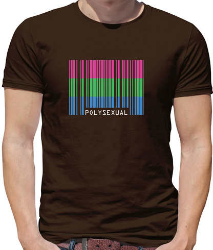LGBT Barcode Flags - PolySexual T Shirt