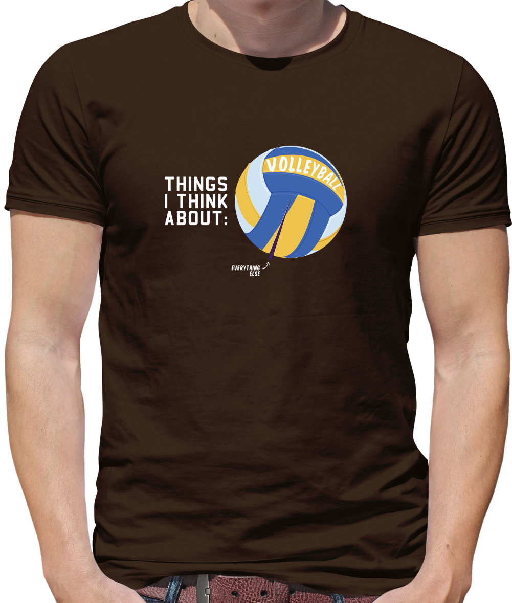 I Thiink About Volleyball T Shirt
