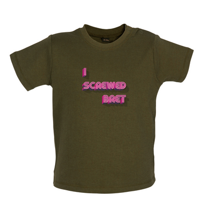 I Screwed Bret Baby T Shirt
