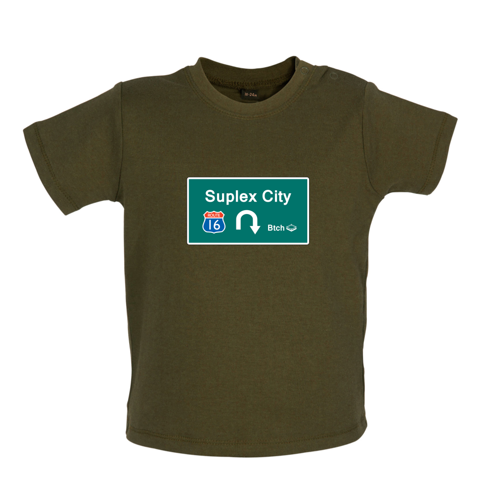 Suplex City Baby T Shirt