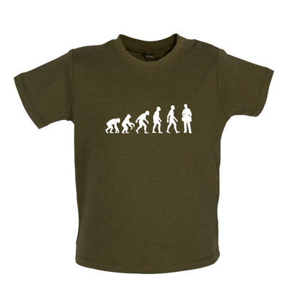 Evolution Of Man Plumber Baby T Shirt