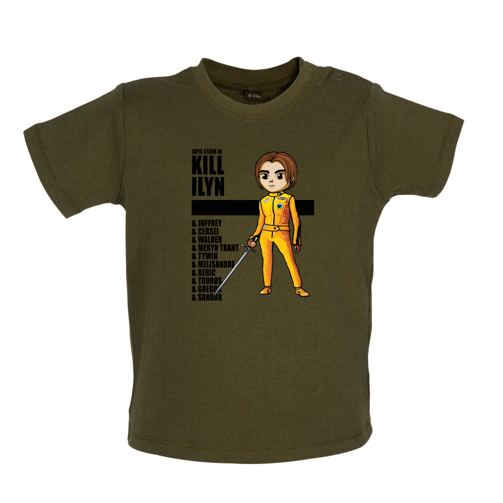 Kill Ilyn List of Names Baby T Shirt