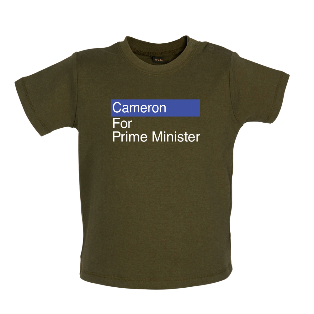 Cameron for Prime Minister Baby T Shirt