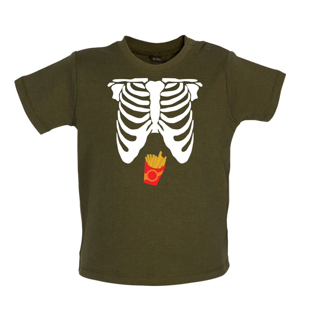 Fries Tummy Baby T Shirt