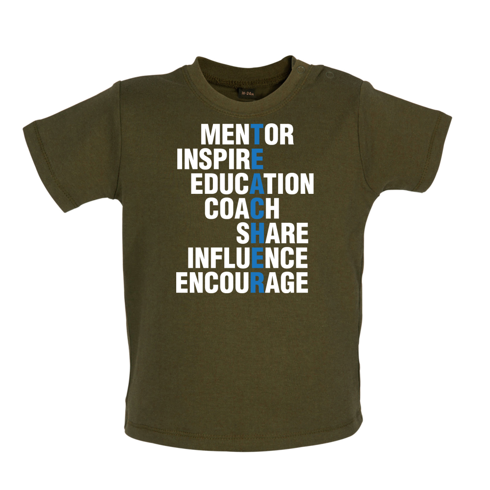 Teacher Quote Baby T Shirt