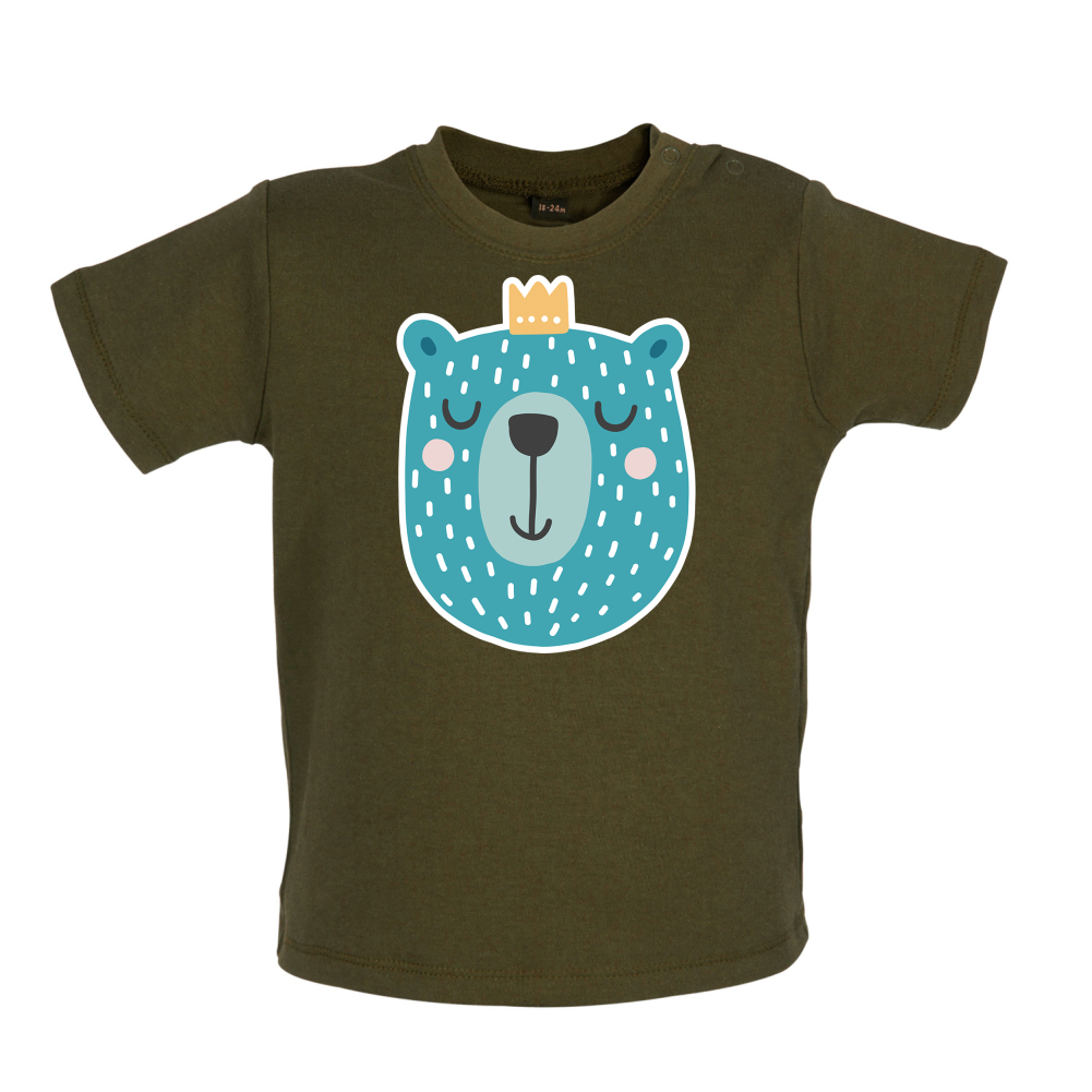 Smiley Face Bear Baby T Shirt