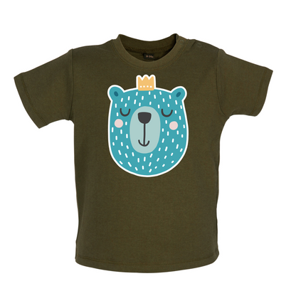 Smiley Face Bear Baby T Shirt