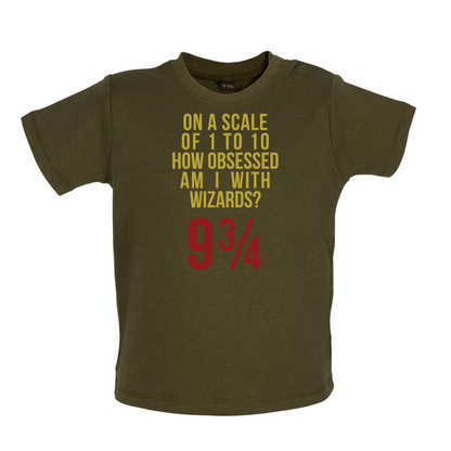 Obsessed With Wizards Baby T Shirt