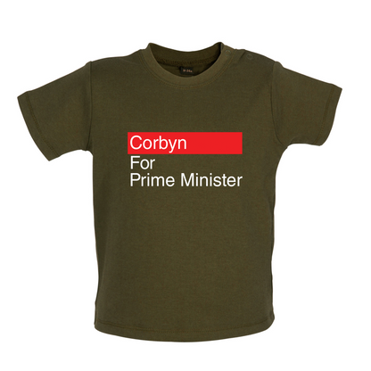 Corbyn For Prime Minister Baby T Shirt