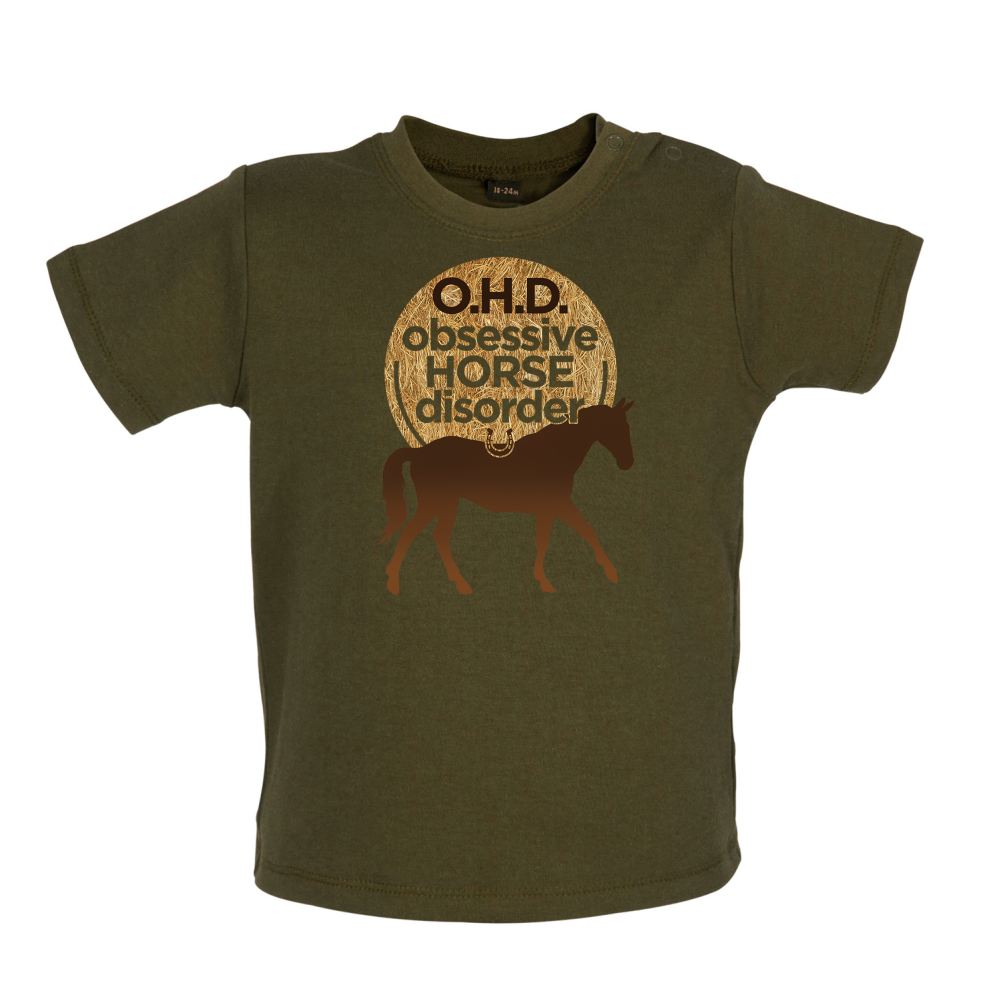 Obsessive Horse Disorder Baby T Shirt