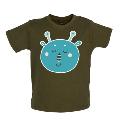 Smiley Face Martian Mrs T Shirt