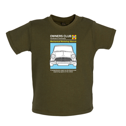 Car Owners Manual Mini Baby T Shirt