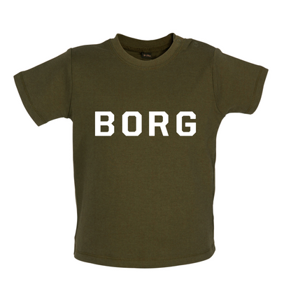 Justcie Borg College Style Baby T Shirt