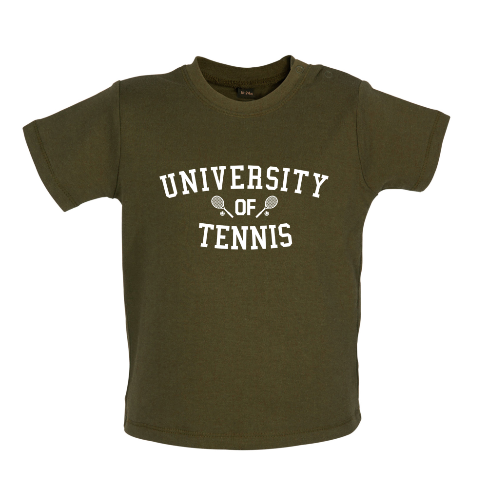 University Of Tennis Baby T Shirt