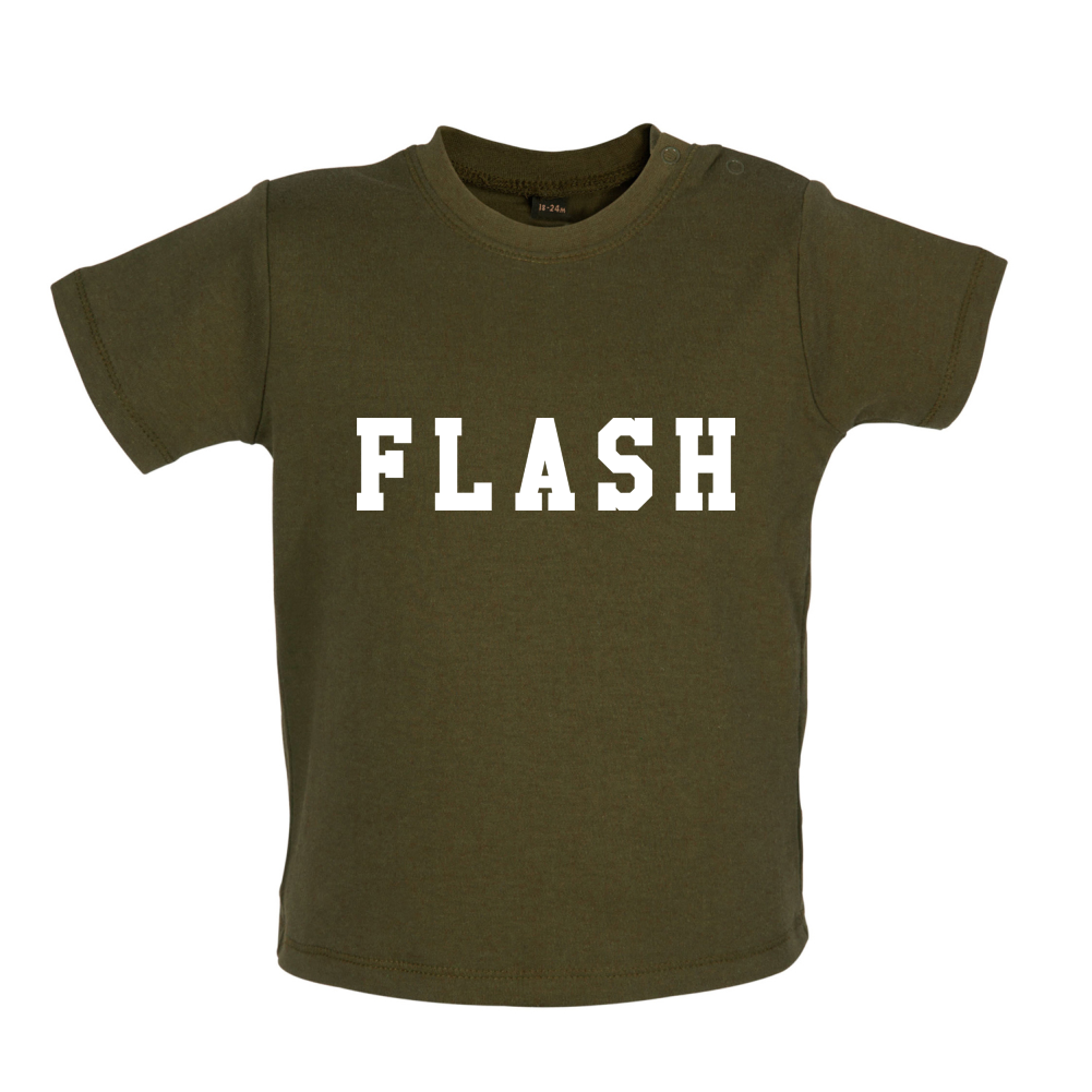 Justcie Flash College Style Baby T Shirt