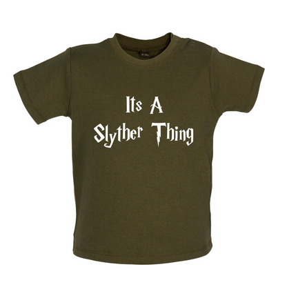 A Slyther Thing Baby T Shirt