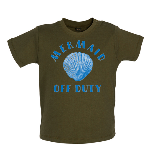 Off Duty Mermaid Baby T Shirt