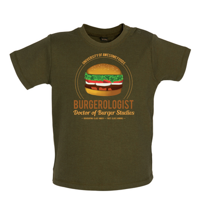 Burgerologist Baby T Shirt