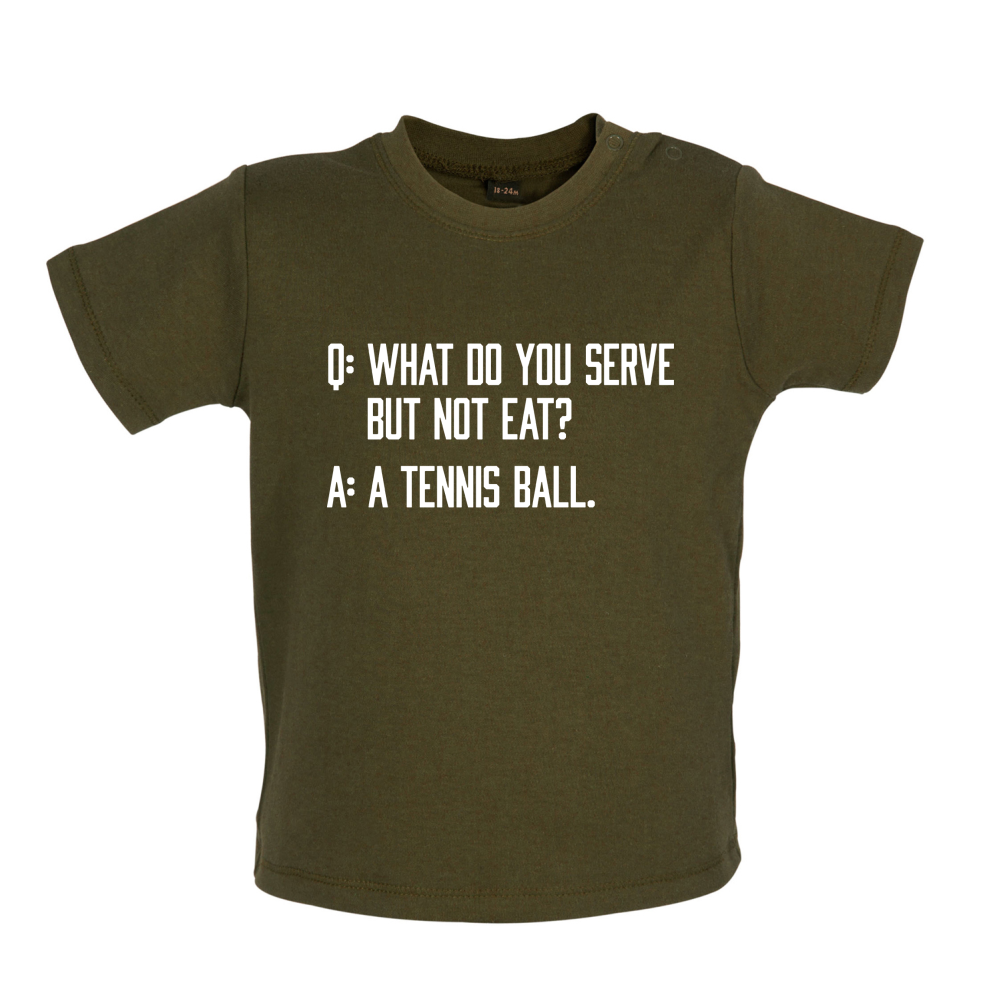 Dont Eat Tennis Ball Baby T Shirt