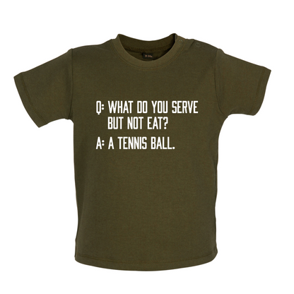 Dont Eat Tennis Ball Baby T Shirt