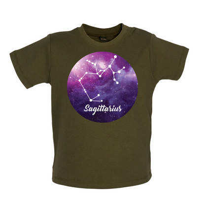 Sagittarius Sign Baby T Shirt