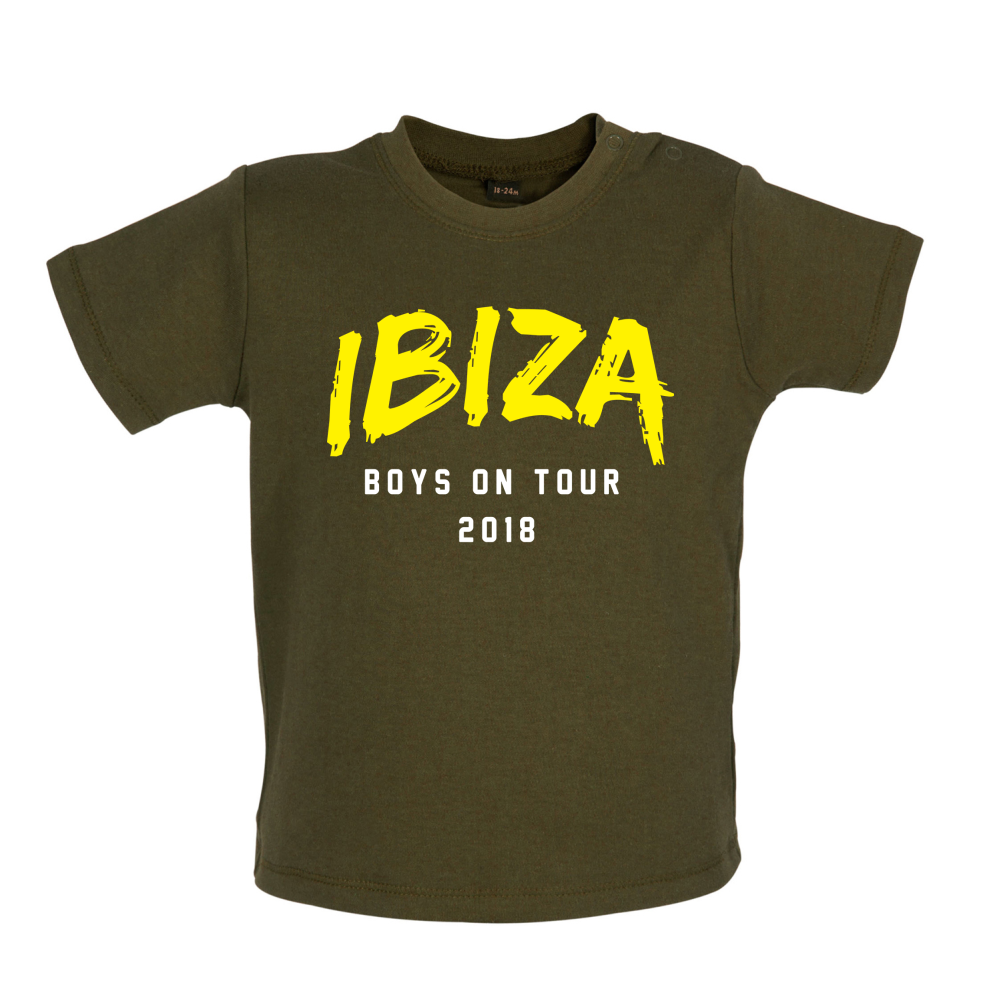 Boys On Tour Ibiza Baby T Shirt