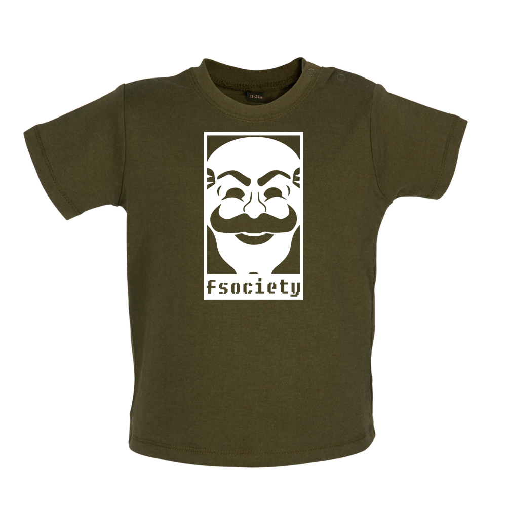 Fsociety Mask Baby T Shirt