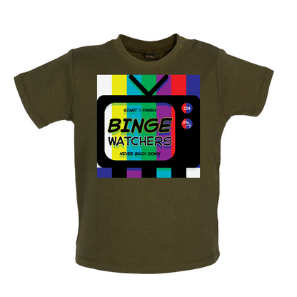 Binge Watchers Baby T Shirt