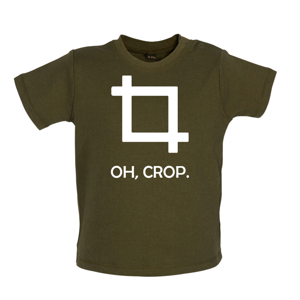 Oh, Crop Baby T Shirt