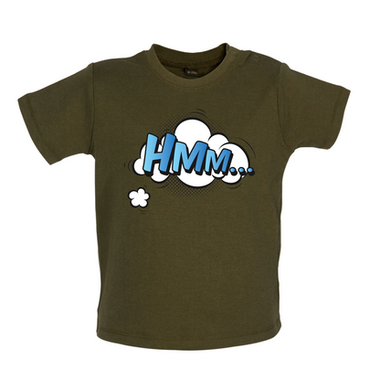 Hmm... Word Art Baby T Shirt